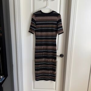 TOPSHOP bodycon midi dress